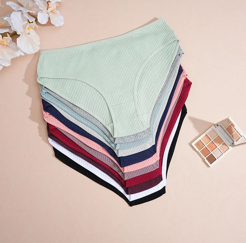 Women's Multicolor Low Rise Panty Set (6 pcs)