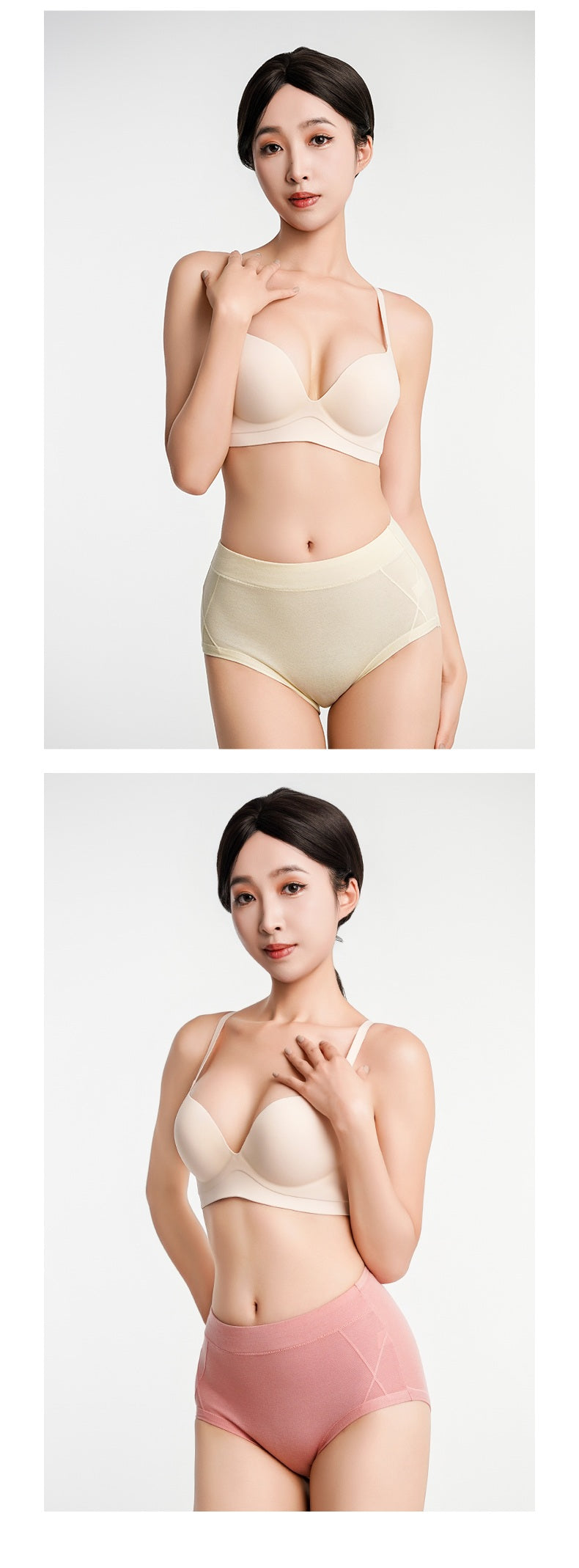 Women's Cotton Mid Rise Panties (3 pcs Set)