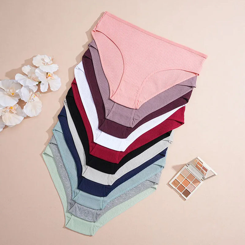 Women's Multicolor Low Rise Panty Set (6 pcs)