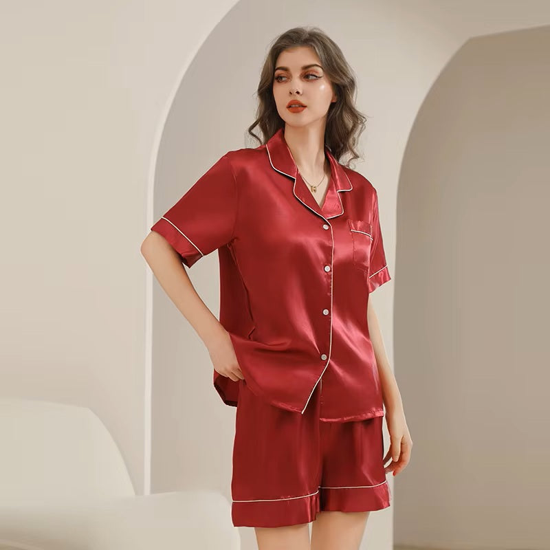 Silky Satin Sleepwear Set for Women