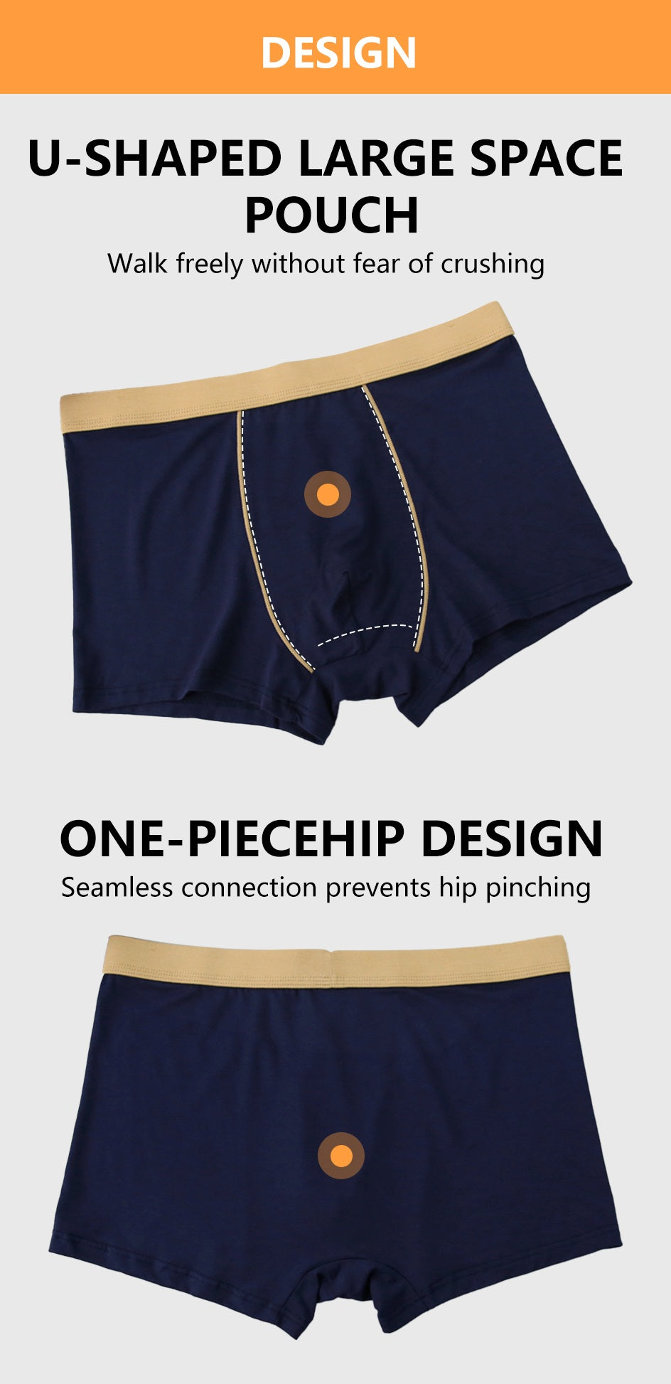 Men's 5 PCS Cotton Boxers