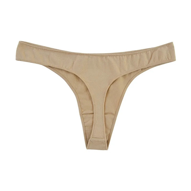 Women's Cotton G-String Panties (6 pcs Set)