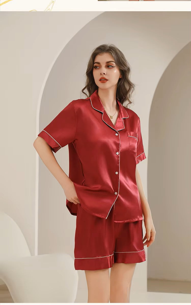 Silky Satin Sleepwear Set for Women