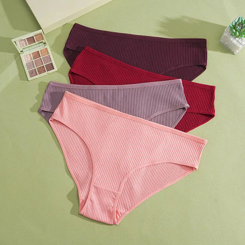 Women's Multicolor Low Rise Panty Set (6 pcs)