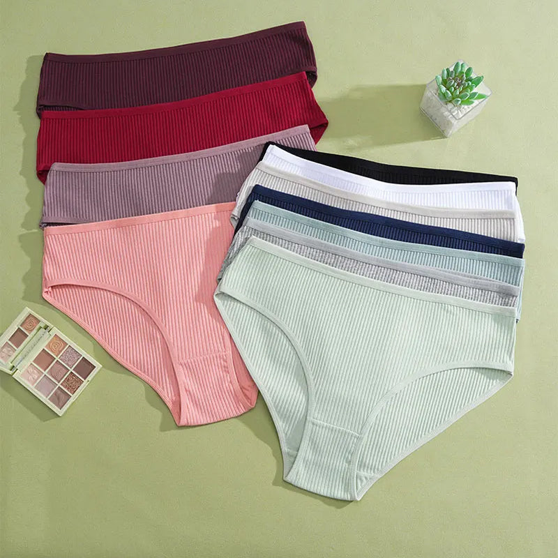Women's Multicolor Low Rise Panty Set (6 pcs)