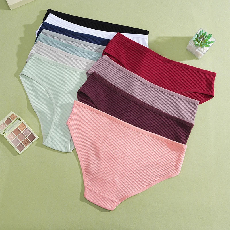 Women's Multicolor Low Rise Panty Set (6 pcs)