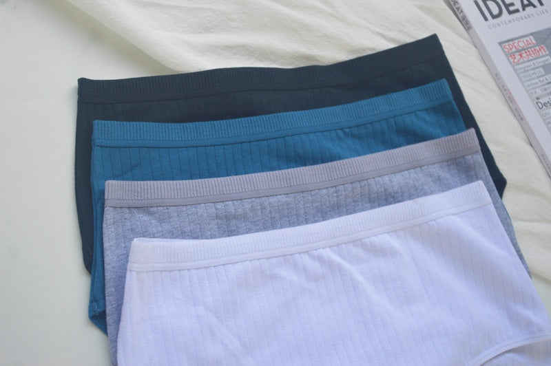 Women's High Rise Cotton Panties (6 pcs Set)
