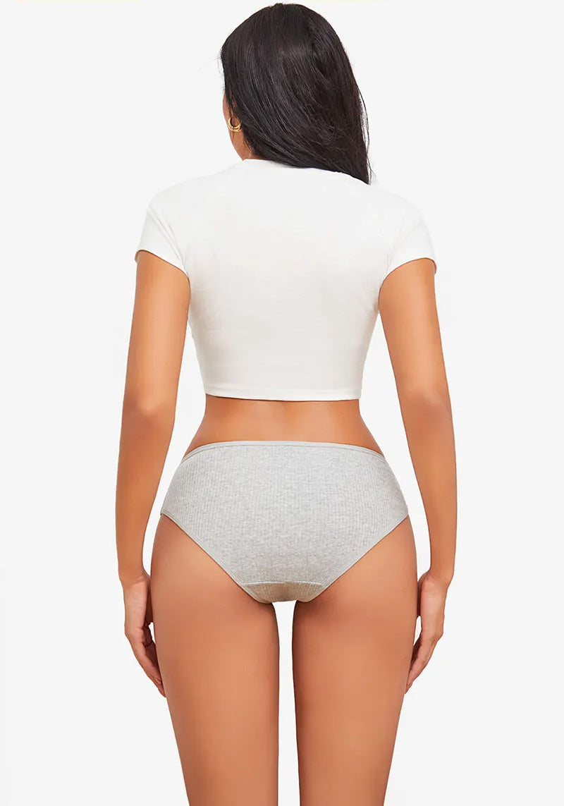 Women's Multicolor Low Rise Panty Set (6 pcs)