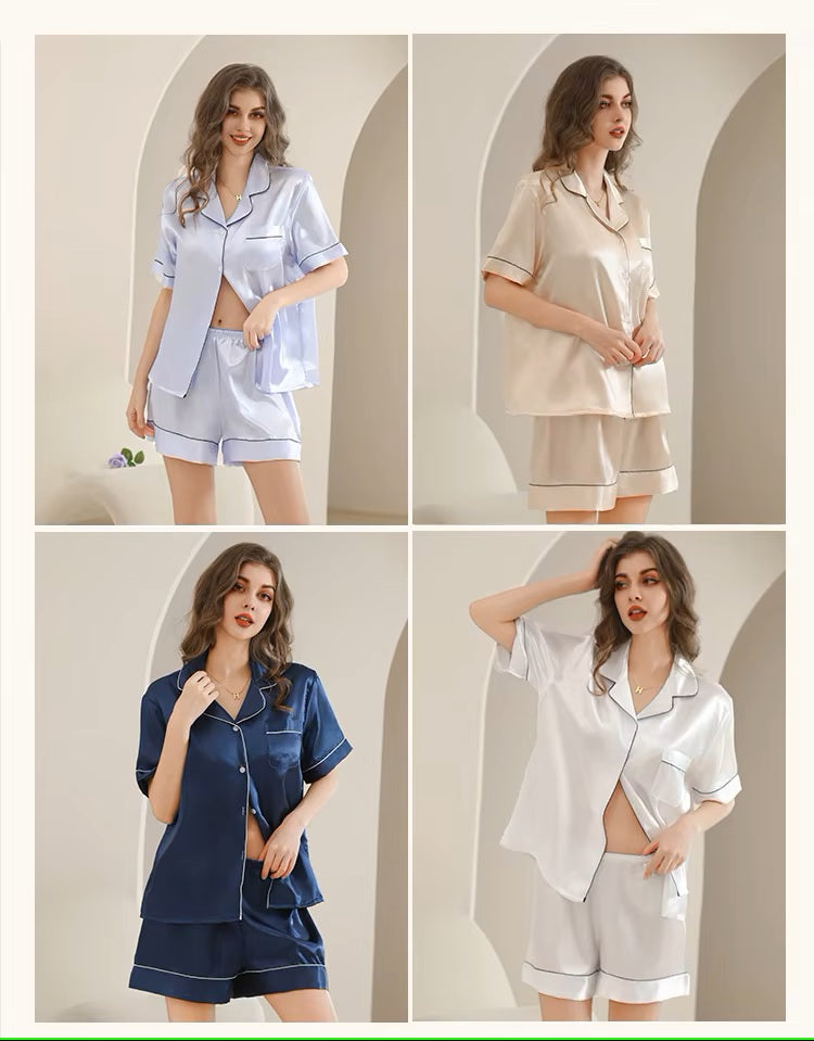 Silky Satin Sleepwear Set for Women