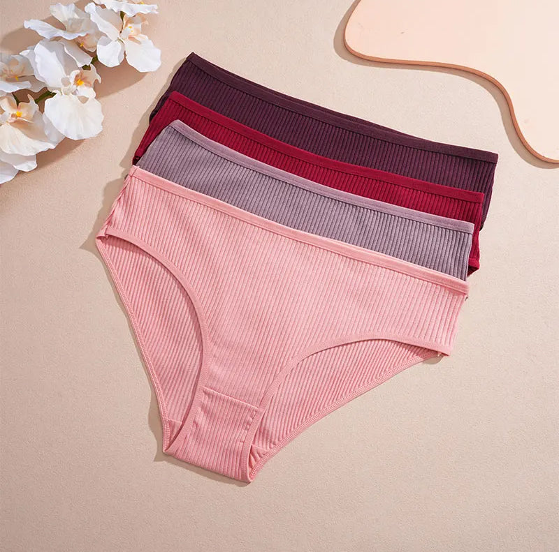 Women's Multicolor Low Rise Panty Set (6 pcs)