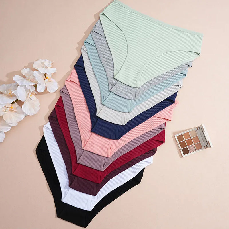 Women's Multicolor Low Rise Panty Set (6 pcs)