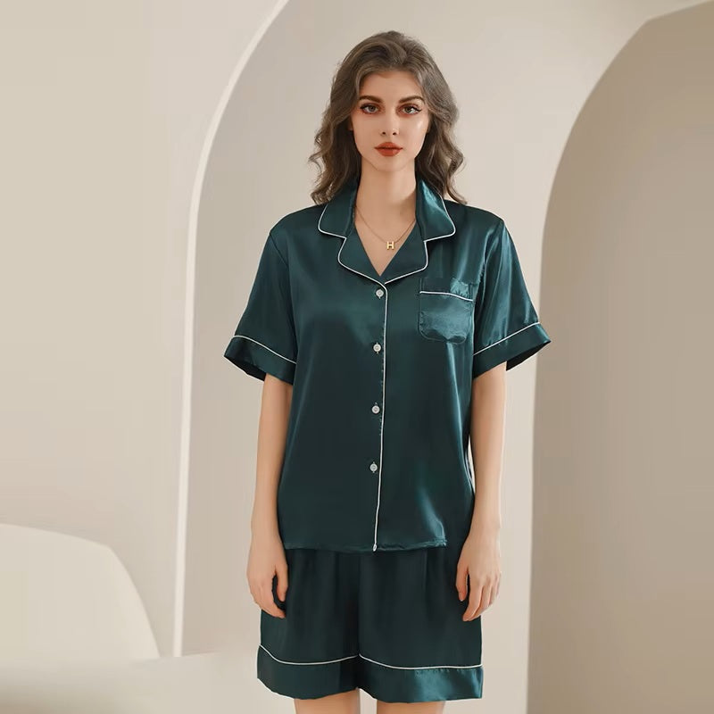Silky Satin Sleepwear Set for Women