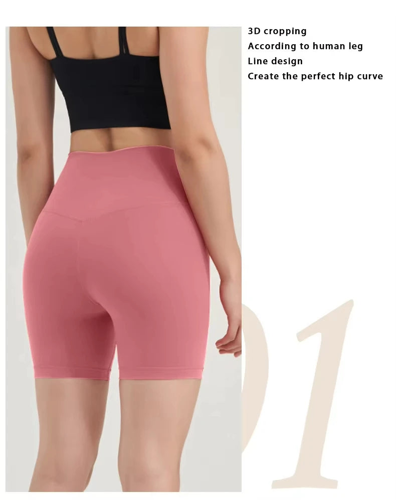 Seamless High Waist Yoga Shorts