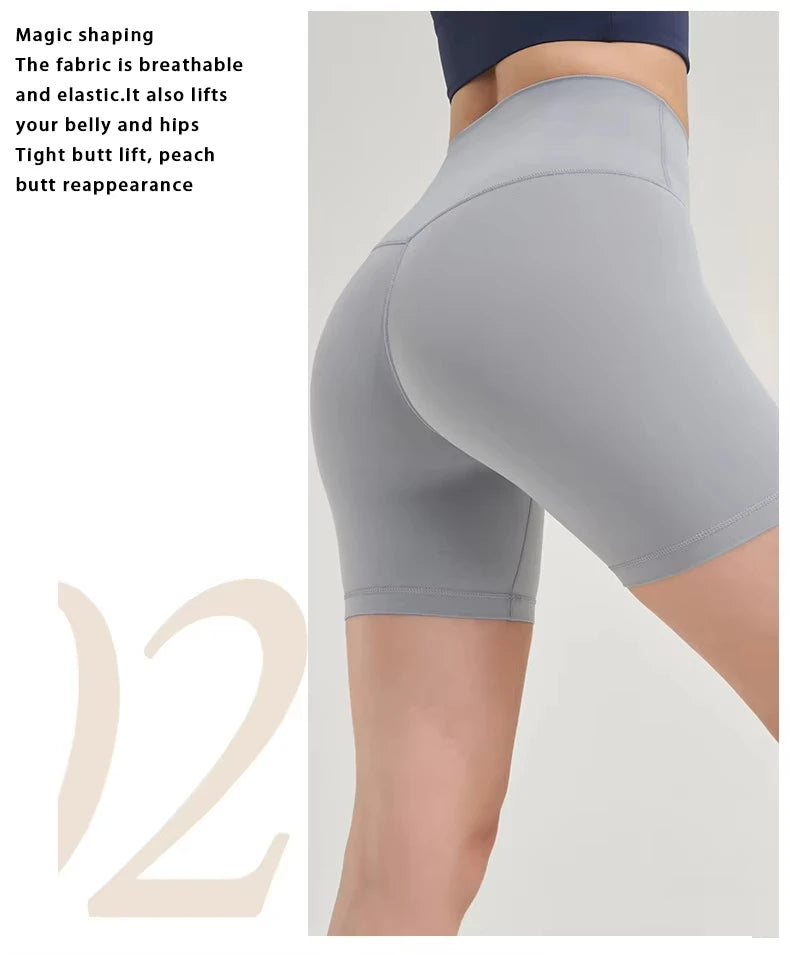 Seamless High Waist Yoga Shorts