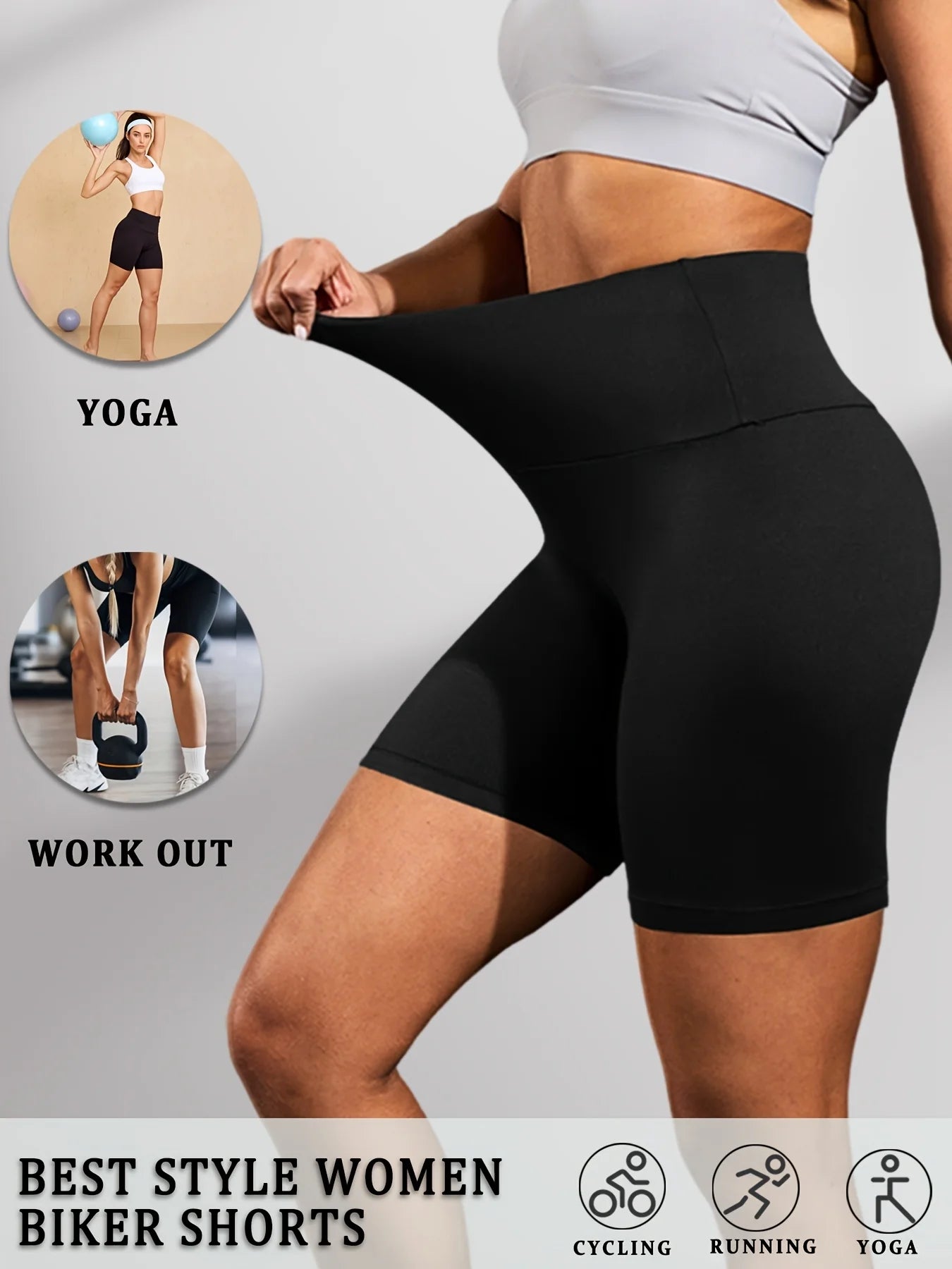 Seamless High Waist Yoga Shorts