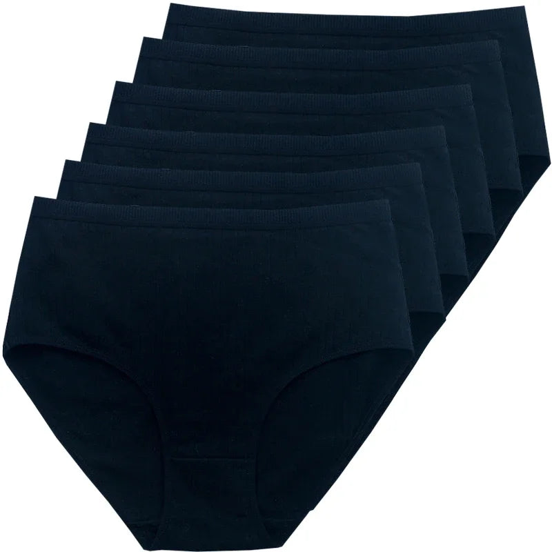 Women's High Rise Cotton Panties (6 pcs Set)