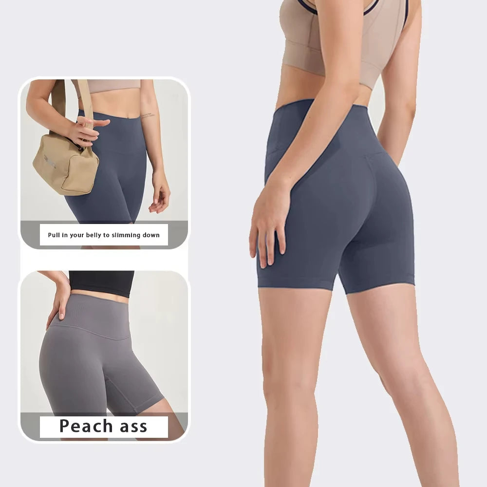 Seamless High Waist Yoga Shorts