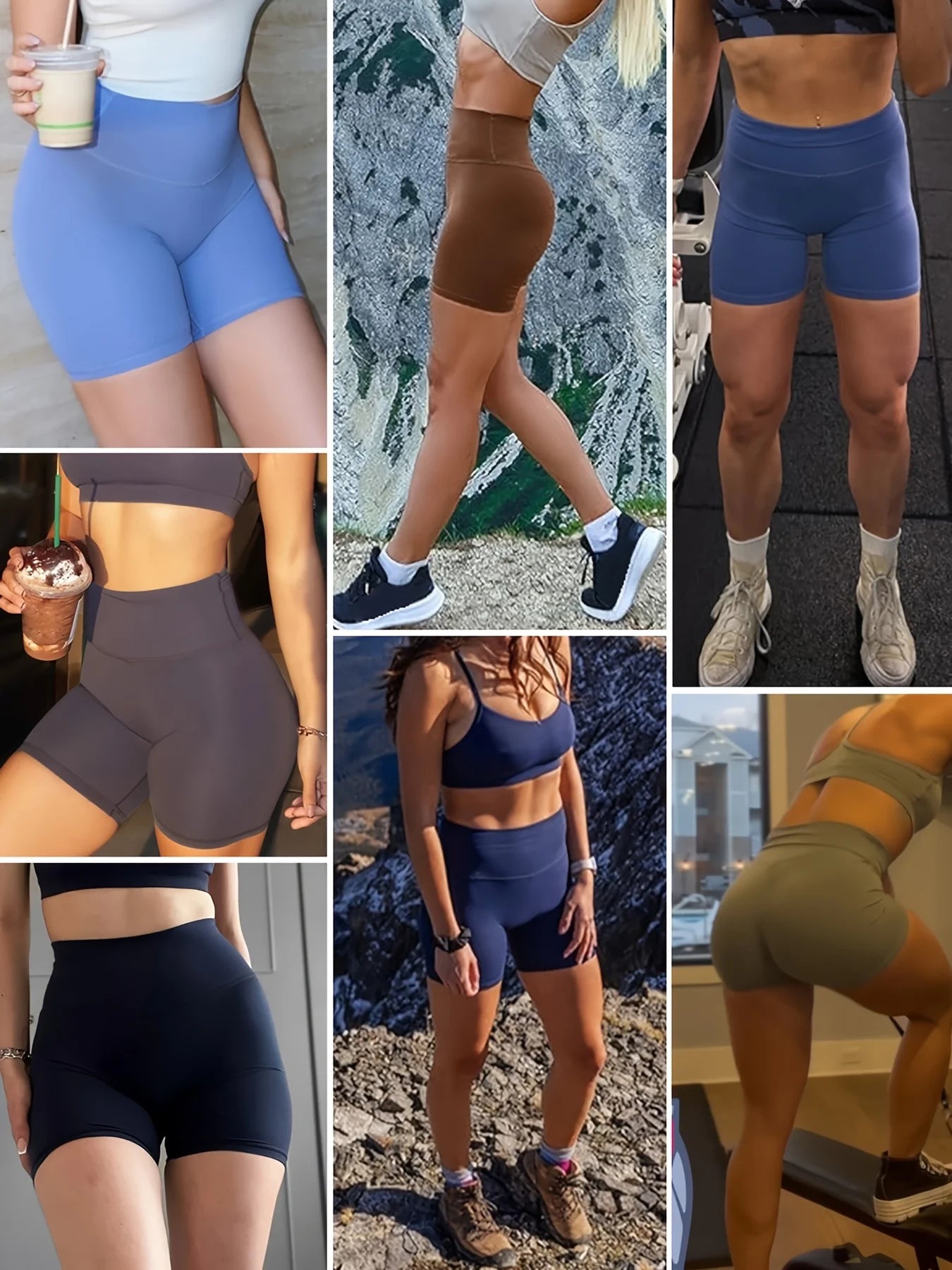Seamless High Waist Yoga Shorts