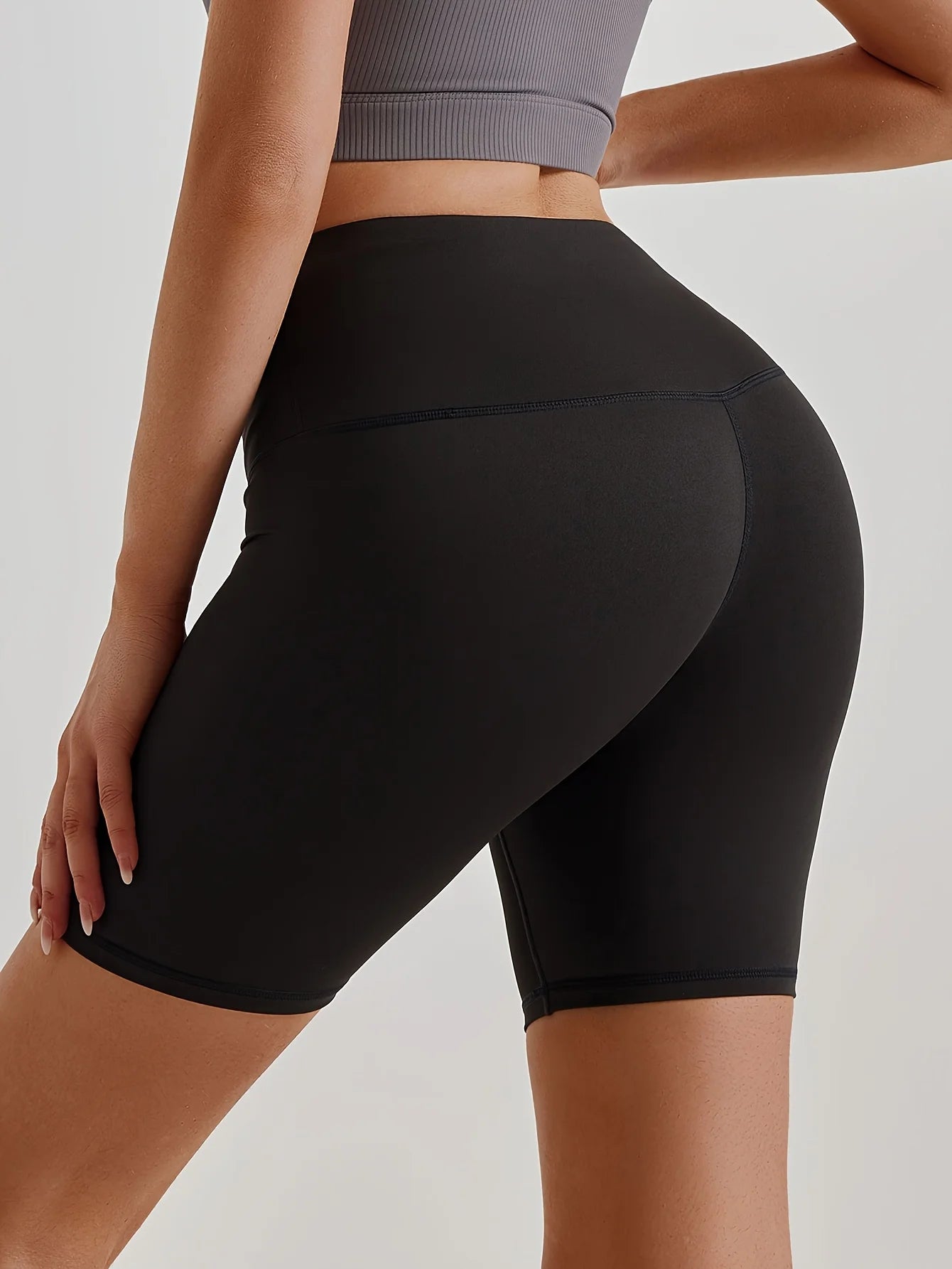 Seamless High Waist Yoga Shorts