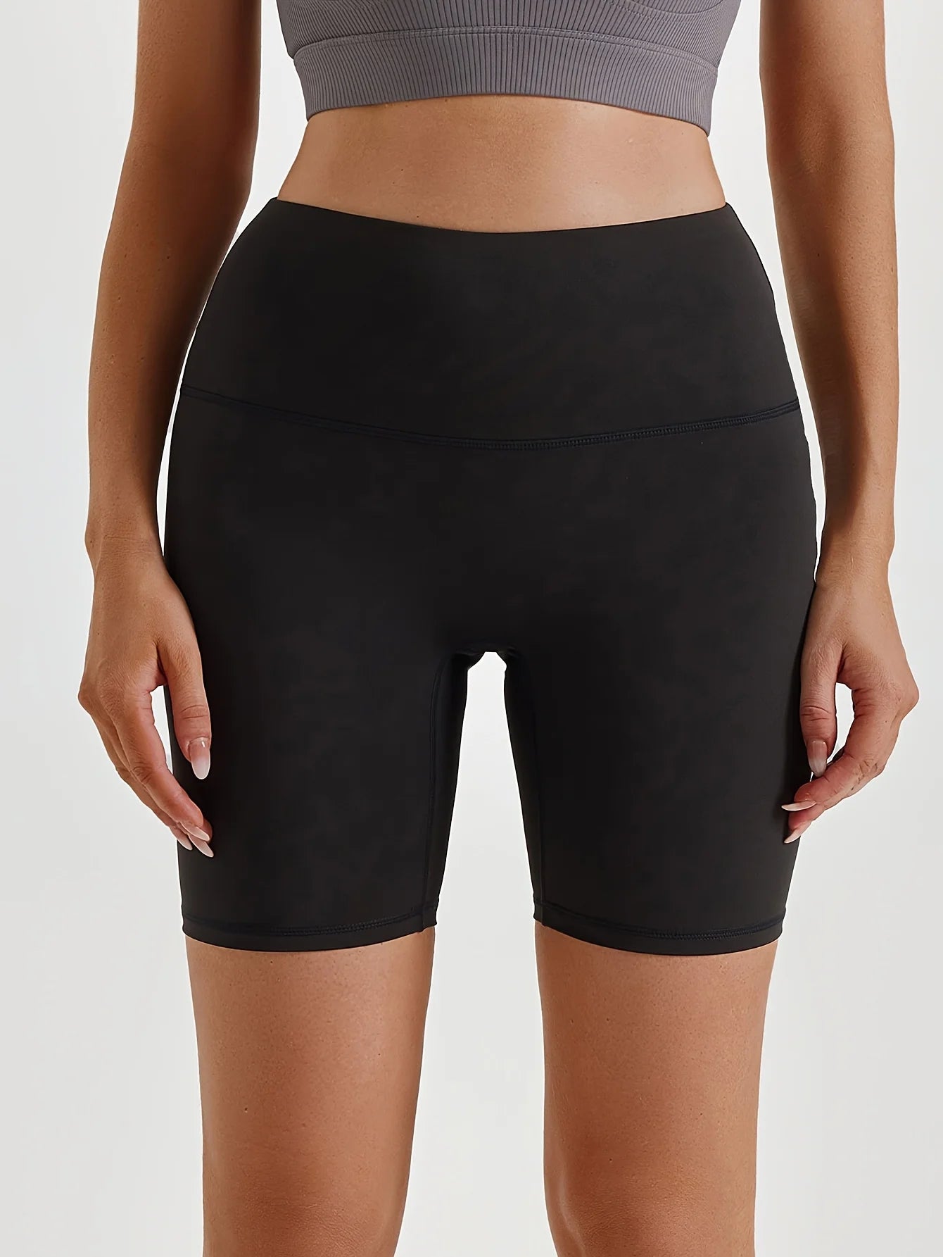 Seamless High Waist Yoga Shorts