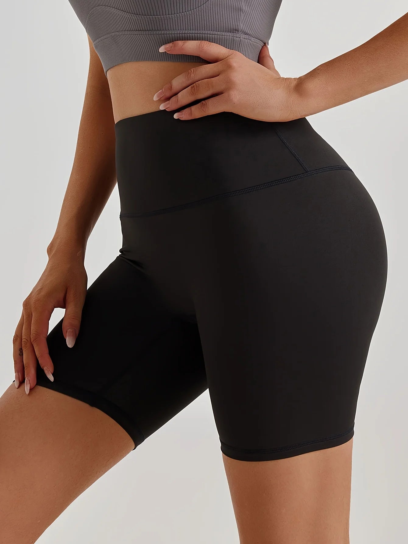 Seamless High Waist Yoga Shorts