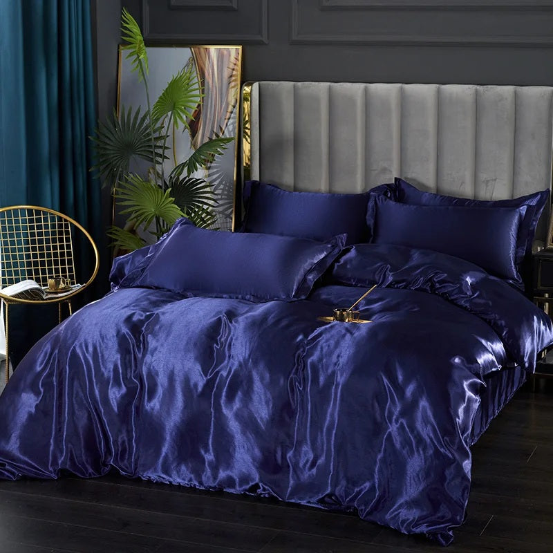 Luxurious Silk Bedding Set (4 pcs)