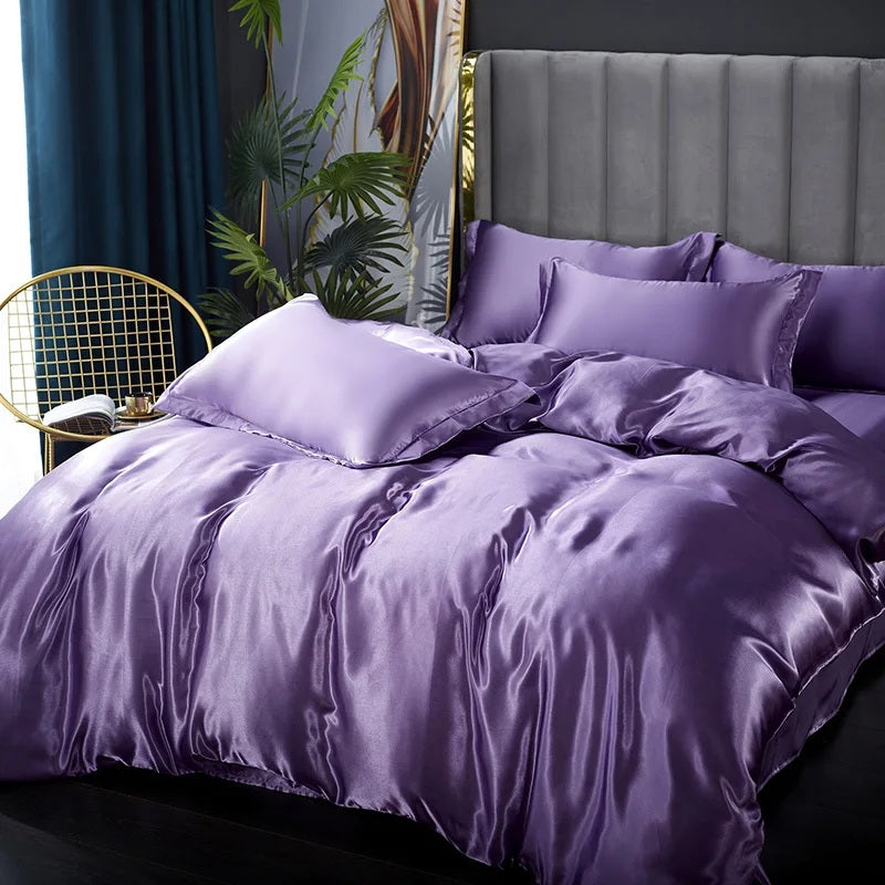 Luxurious Silk Bedding Set (4 pcs)