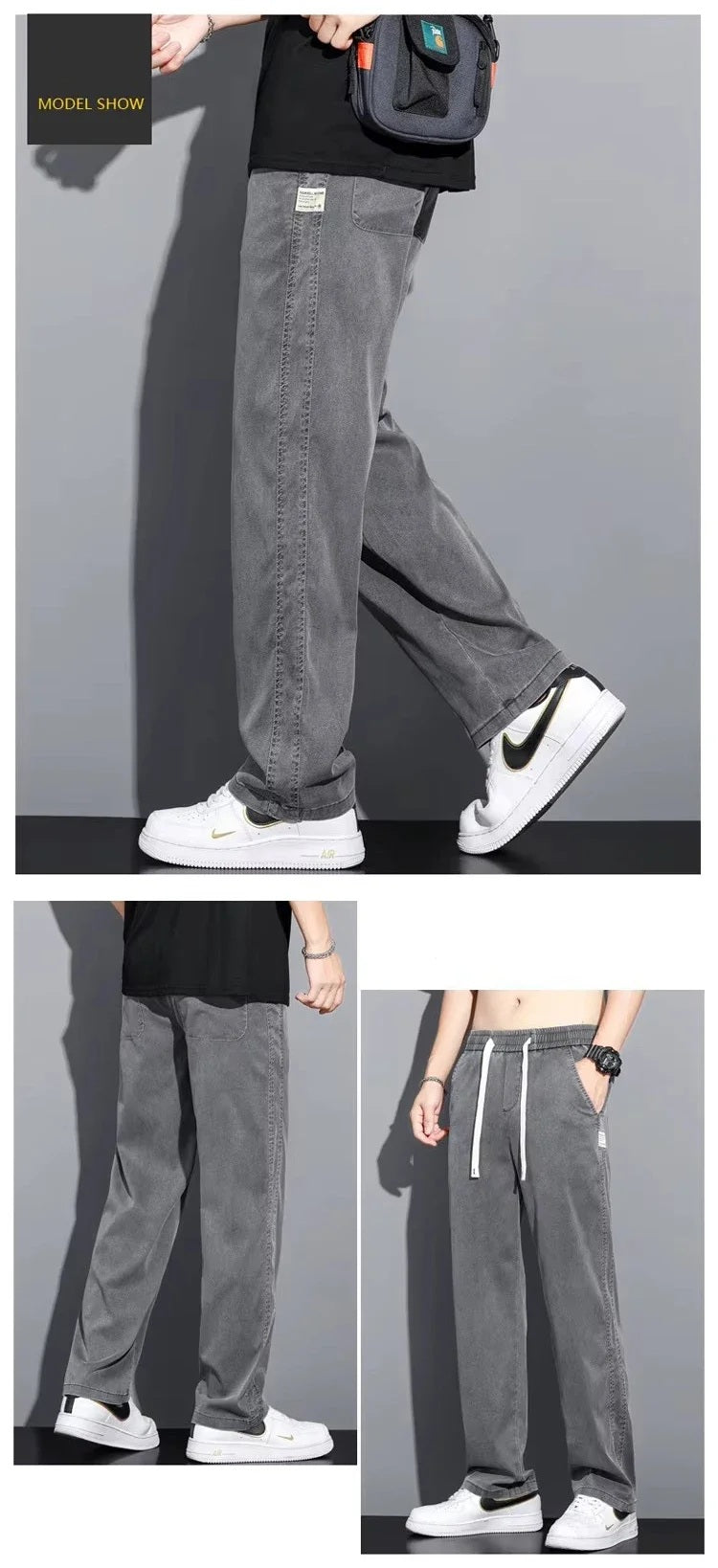 Men's Loose Fit Summer Jeans
