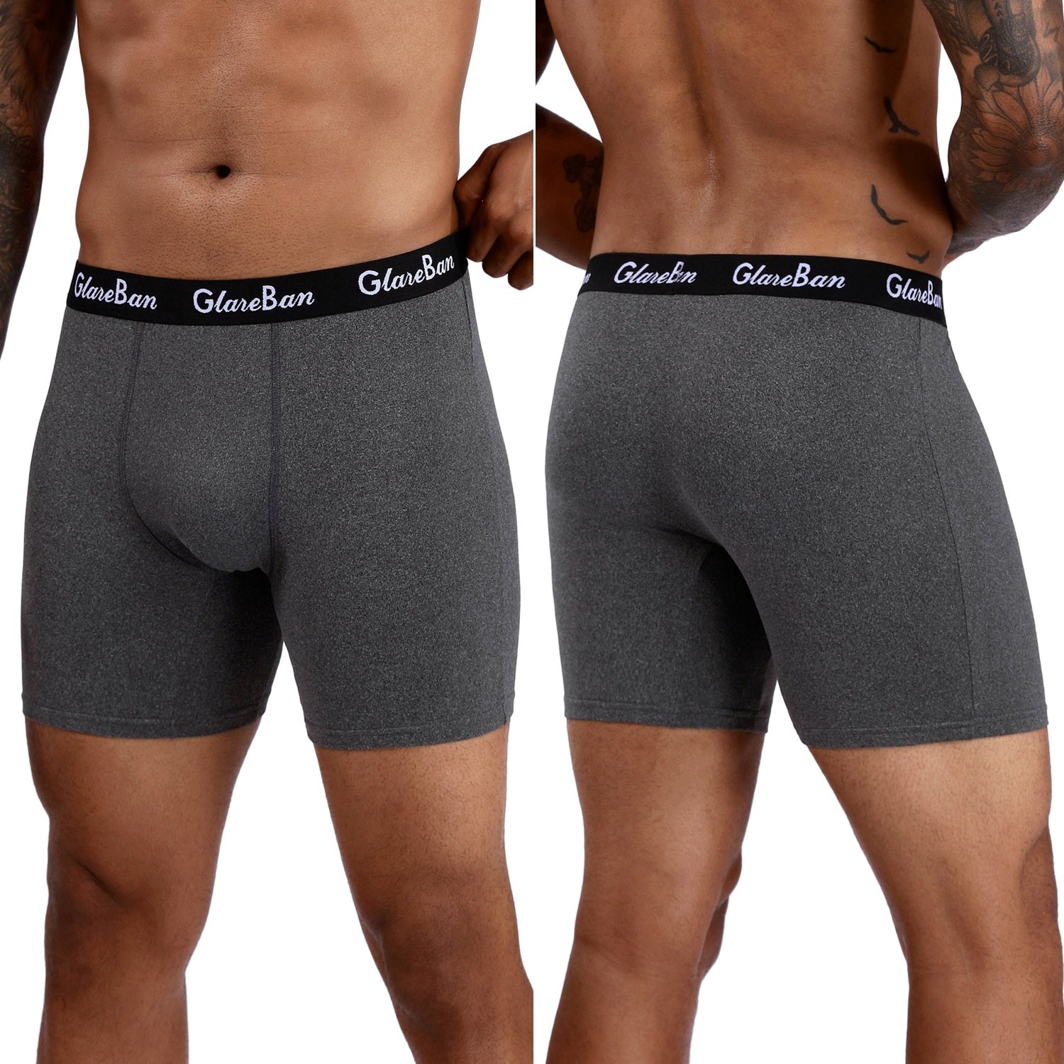 Men's 10 PCS Mid-Long Boxer