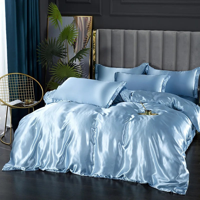 Luxurious Silk Bedding Set (4 pcs)