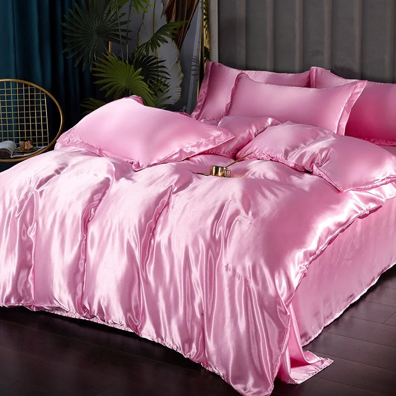 Luxurious Silk Bedding Set (4 pcs)